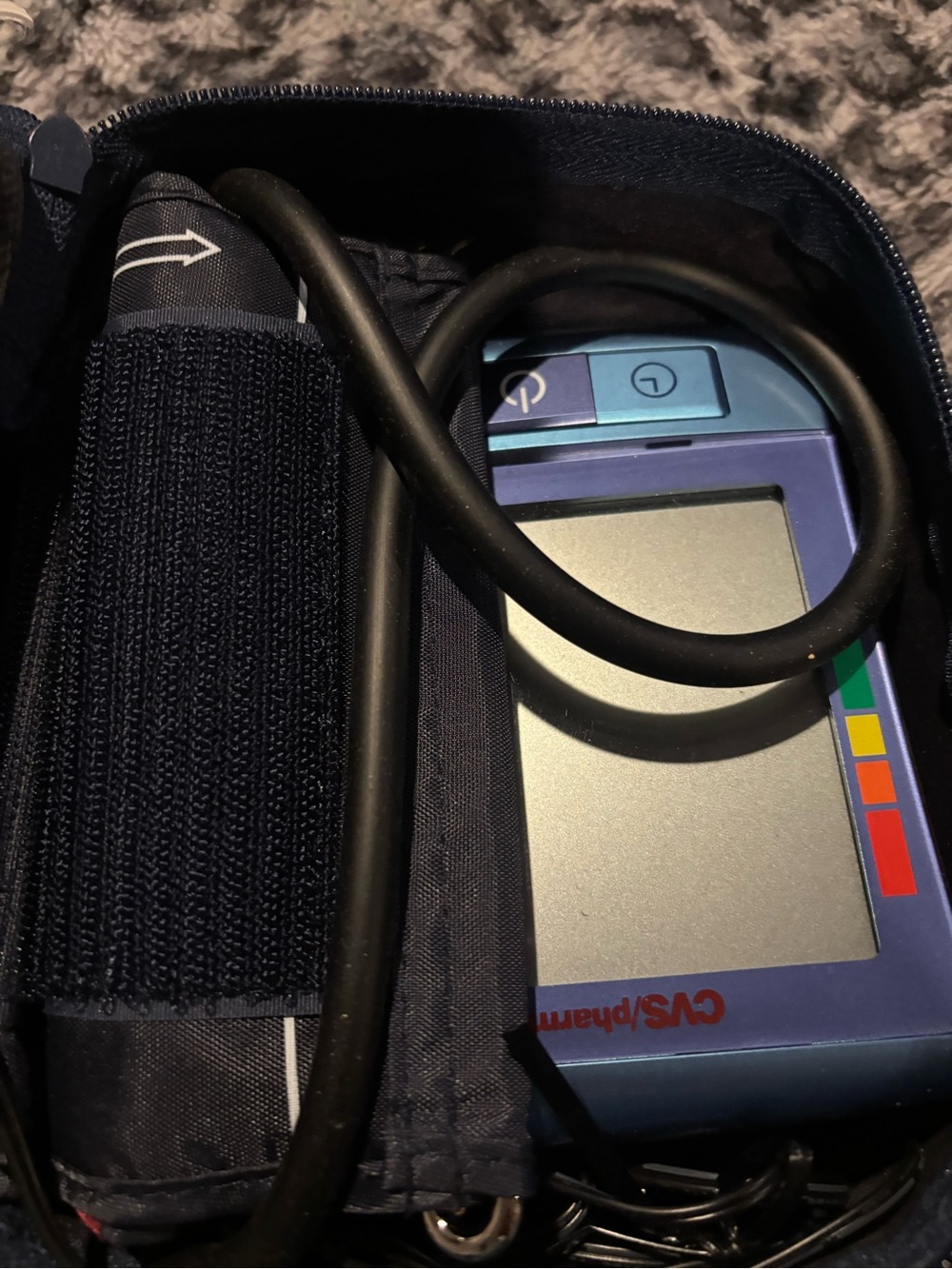 CVS/pharmacy Navy and Blue Padded Electronics Carry Case